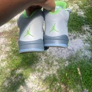 Size 11 Jordan 5 green Beans come w og box Shoes | Size 11 Jordan 5 Green Beans Come W Og Box | Poshmark main image 3